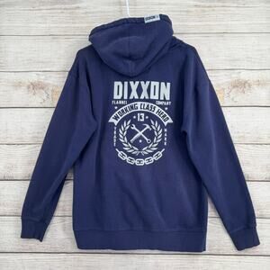 Dixxon Ground Up Customs Zip Hoodie Sweatshirt Adult M Blue Working Class Hero